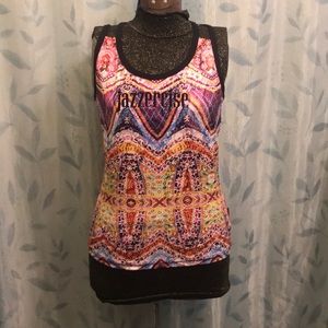 Jazzercise Athletic Top with Built-in shelf Bra